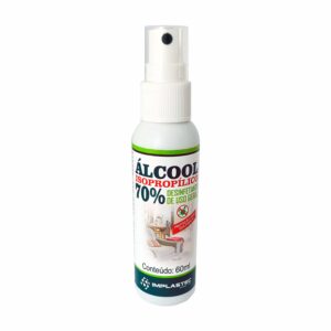 Álcool Isopropílico 60ML 70%- Implastec