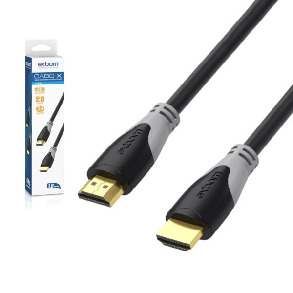 Cabo HDMI 1,8 Mts 2.0 4K