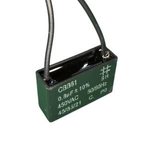 Capacitor Polipropileno Quadrado 450VAC 0,8MFD