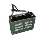 Capacitor Polipropileno Quadrado 450VAC 6MFD
