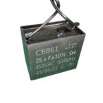 Capacitor Polipropileno Quadrado 450VAC 25MFD