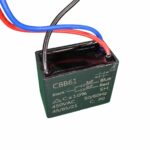 Capacitor 450 VAC 1+2 MFD Polipropileno Quadrado