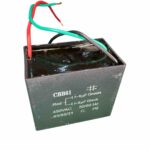 Capacitor 450 VAC 4+8 MFD Polipropileno Quadrado