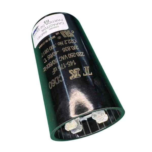 Capacitor 250VAC 145/175 MFD Partida de Motor CD60