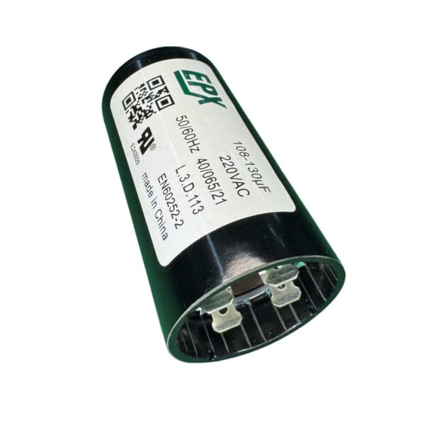 Capacitor 220VAC 108/130MFD Partida de Motor