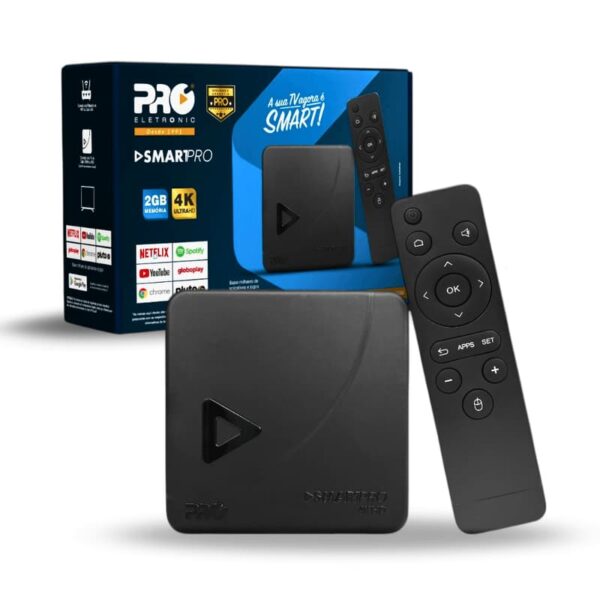 Smart TV Box Pro Eletronic 4K/HD