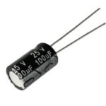 Capacitor Eletrolítico Radial 100uf x 25V