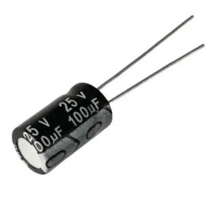 Capacitor Eletrolítico Radial 100uf x 25V